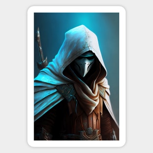 Robed Mysterious Assassin Sticker